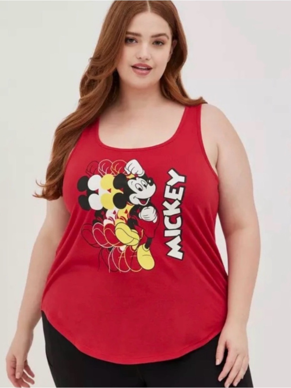 torrid Red Mickey Graphic Tank Top 3x NWOT